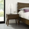 thumbnail image 2 of Modern Contemporary Urban Design Bedroom Living Room Nightstand End Table, Wood, Brown, 2 of 6