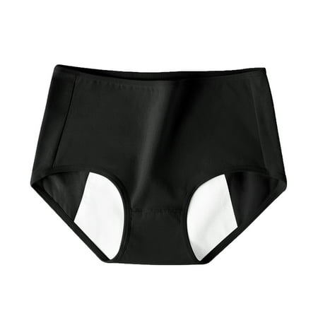 

Knosfe Women s Cotton Underwear Stretch Breathable Panties Seamless Soft Mid Waisted Briefs M