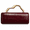 burgundy, variant on Handbag for Women, PU Shoulder Bag Crossbody Purse with Statement Shape, Compact Evening Bag for Dinner, Party, Daily Outfit, 10.0 x 3.7 x 1.8 in