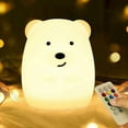 thumbnail image 1 of Luz nocturna Apalfuy LED para guardería infantil Lámparas de silicona recargables USB, 1 of 5