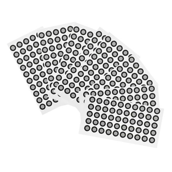 OUNONA 400 Pcs Dot Markers Reflective Marking Point 3D Black