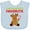 Blue, variant on Inktastic I'm Santa's Favorite Reindeer Boys or Girls Baby Bib
