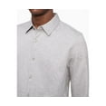 thumbnail image 2 of Calvin Klein Men’s 100% Soft Cotton Long Sleeve Shirt, Grey Heather, X-Large, 2 of 3