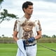 thumbnail image 3 of Fotbe C Camiseta Polo de Golf para Hombre con Estampado – Camisa Deportiva Transpirable con Cuello Abotonado-Large, 3 of 6