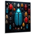 thumbnail image 2 of Designart "Tiny Wonders Insects Bugs wall decor IV" Animals Metal Wall Art, 2 of 5