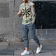 thumbnail image 5 of Conjuntos de dos piezas de moda de primavera y otoño para hombre, camisetas con estampados gráficos y pantalones ajustados, trajes para hombre, ropa informal, trajes de calle, 5 of 5