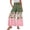 83#Pink, variant on Women’s Casual Pants Flared Leg Wide Leg with Ties Ruffle Harem Palazzo Pants with Pockets Yellow S