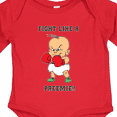 thumbnail image 4 of Inktastic Nicu Fight Like a Preemie Baby Boxer Boys or Girls Long Sleeve Baby Bodysuit, 4 of 5