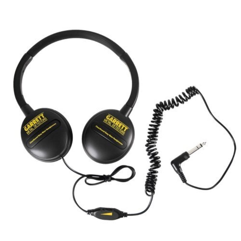 Garrett ClearSound Easy Stow In-Line Volume Metal Detector Headphones 