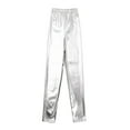 thumbnail image 5 of YiZYiF Kids Girls Metallic Skinny Pants Leggings for Jazz Hip Hop Dance, 5 of 6