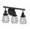 thumbnail image 2 of 50603-FB Craftmade Lighting Thatcher - 3 Light Cage Bath Vanity In Transitional/Modern and Contemporary Style-11 Inches Tall and 19 Inches Wide-Flat, 2 of 3