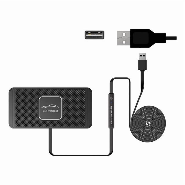 Cargador de coche inalámbrico para teléfono en coche Qi Standard