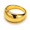 Gold, variant on Men's Chunky Dome Ring, Stainless Steel Minimalist Modern Fashion Ring with Rounded Profile, US Sizes 6-10, Office Style, Casual Weekend Wear, Birthday Gift