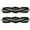 Roller brush*2, variant on (3 Pieces) N10 Roller Brushes Main Brush Replacement Parts for Robot Vacuum Ecovacs DEEBOT OZMO N10 N10 Plus 920 950 T8 AIVI Max T9 T5 N5 N7 N8+ N8 Pro DX55 DX93 DJ65