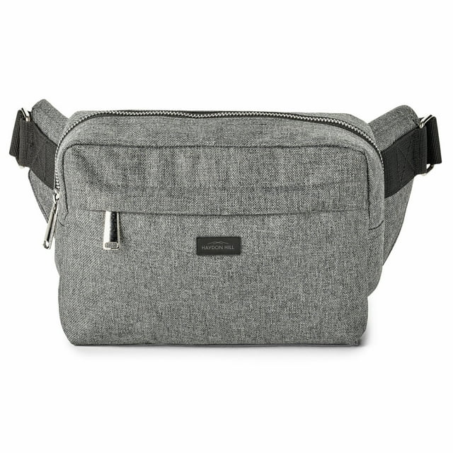 Haydon Hill Sac Bandoulière Réglable Imperméable 2-en-1, Poche Zippée avant, Sac Banane