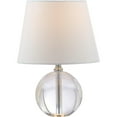 thumbnail image 4 of Safavieh 14 in 1-Light Contemporary Chrome-Plated, Clear Table Lamps with Crystal Glass Off-White Glam Globe, 4 of 4