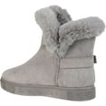 thumbnail image 4 of Women's Journee Collection Sibby Ankle Bootie Grey Faux Suede 7 M, 4 of 4