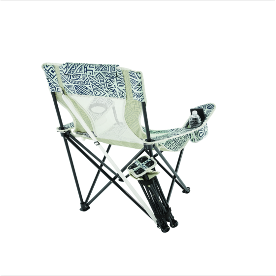 Ozark Trail Lounge Camping Chair With Detached Footrest