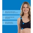 thumbnail image 5 of Bestform 5006014 Comfortable Unlined Wireless Cotton Stretch Sports Bra with Front Closure, 5 of 11