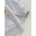 thumbnail image 6 of Wassery Toddler Halloween Clothes for Boys Girls Infant Baby Autumn Winter Sweatshirts Long Sleeve Round Neck Letter Print Pullovers Tops Halloween Clothing 0-4Y, 6 of 8