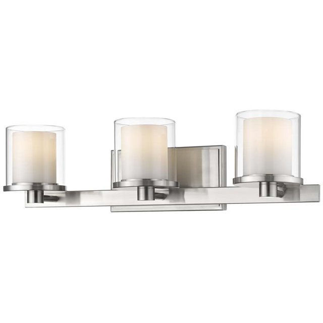Z-Lite Schema 3 Light LED Vanity Light in Brushed nickel