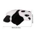 thumbnail image 3 of Simple Cartoon Carpet Bedroom Study Polyester Floor Mat Special Shaped Washable Plush Winter Warm Carpet Tug, 3 of 4