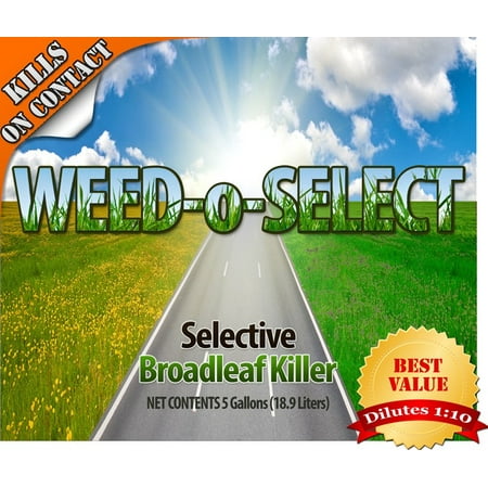 Weed Killer - Weed-O-Select - Industrial Strength Weed Killer - 5 Gallon Pail
