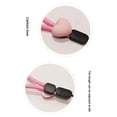 thumbnail image 4 of 2PCS Solid Color Short Love Heart Hanging Rope Adjustable Mobile Phone Phone Strap Colorful Wrist Strap Elastic Mobile Phone Lanyard, 4 of 5