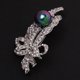 thumbnail image 4 of Invierno Moda Diamante Del Rhinestone de material perla de Pernos de Las Broches Fernando Pin de broche, 4 of 7