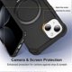 thumbnail image 3 of Funda para iPhone 14 compatible con soporte MagSafe, TPU + PC, cubierta trasera a prueba de golpes., 3 of 5
