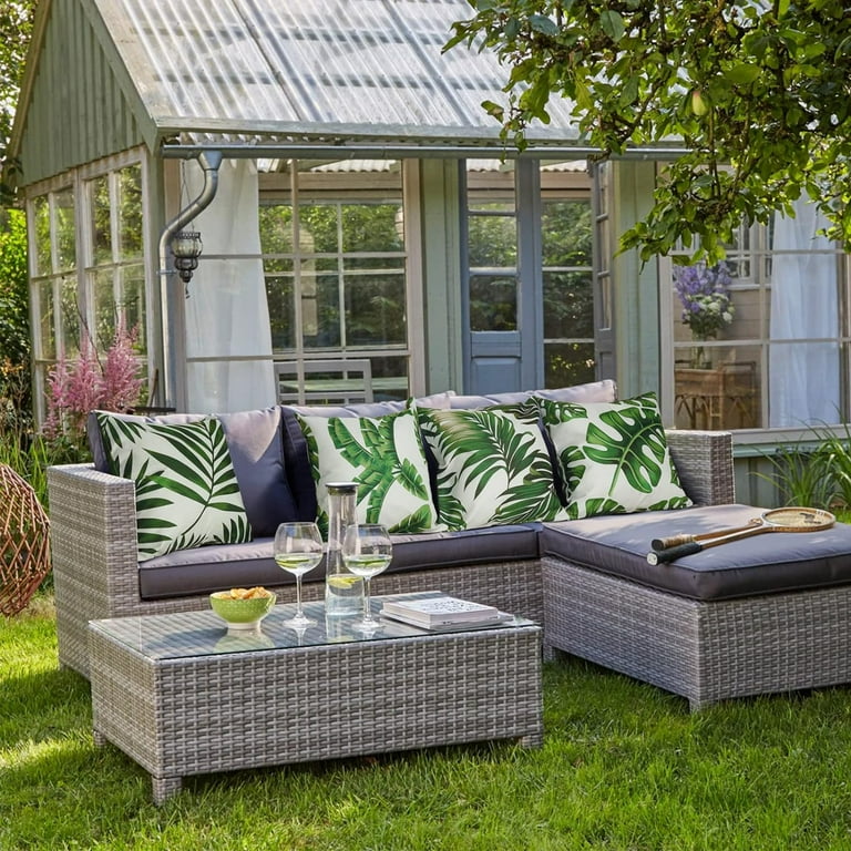 Palm leaf outdoor cushions hotsell