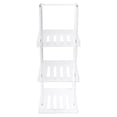 thumbnail image 6 of ToppiJoy 3 Tier Acrylic Standing Shower Caddy, Clear Shower Organizer Stand with Handle, 6 of 11