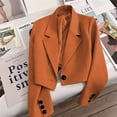 thumbnail image 2 of Blazers for Women Hemlock Spring And Autumn Short Student All Small Suit Womens Blazer, 2 of 4
