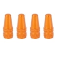 thumbnail image 1 of 4uds Francesa Tipo Válvula Tapas Bicicleta Neumático Válvula Vástago Tapas Naranja Unique Bargains tapones decorativos para valvulas de bicicletas -, 1 of 1