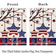 thumbnail image 5 of Welcome 4th of July House Flag 28x40 Inch Double Sided for Outside, Small Burlap Memorial Day Patriotic Red Blue Star Stripes American Flag Holiday Yard Flag Outdoor Decoration, 5 of 6