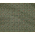 thumbnail image 3 of oneOone Tissu en Coton Flex Vert Olive Matériau de Robe Artistique Tissu Imprimé au Mètre 40 Pouces de Large, 3 of 3