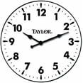 thumbnail image 4 of Taylor Indoor and Outdoor Clock, Home Decor for Garden, Patio, Pool, and Indoor Areas, 12-inch, White, 4 of 5