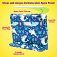 thumbnail image 4 of HDE iPad Mini 6 Case Kids Shock Proof Cover with Built-In Screen Protector Handle Stand for 6th Generation iPad Mini 2021 (8.3 Inch) - Shark, 4 of 7