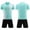 Blue, variant on Edvintorg Boys Soccer Jersey Set 2 Piece School Short Sleeve Tops and Boyshorts for Sports Meeting Boys Football Outfits Size 4-13