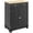 Distressed Black, variant on Mobile 3 Drawer File Cabinet on Wheels for Home Office, Under Desk Printer Stand with Storage, White Particleboard