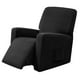 thumbnail image 5 of Funda de sofá reclinable de poliéster suave, resistente a la suciedad Negro, 5 of 9