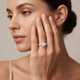 thumbnail image 5 of Rosec Jewels Lab Created Diamond Engagement Ring for Women (E-VS1 Quality) - IGI Certified Diamond Solitaire Ring, 18K White Gold, US 5.00, 5 of 8