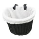 thumbnail image 1 of Cesta para bicicletas para niños,Cesta de almacenamiento para bicicletas,con correas de cuero,Cesta para bicicleta con marco frontal desmontable,Cesta Negro, 1 of 8