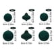 thumbnail image 2 of Decoración navideña, adornos navideños, regalos navideños, bolas navideñas de terciopelo, 25 piezas, adornos flocados para árbol de Navidad, surtido para decoración navideña del árbol de Navidad, colg, 2 of 2