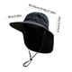 thumbnail image 3 of Sun Hat Outdoor Wide Brimmed Sun Protection Hat Windproof Shawl Sun Hat Fisherman Hat Breathable Sun Hat Travel Leisure Hat Spring And Summer Sunscreen Hat, 3 of 6