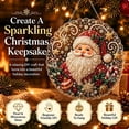 thumbnail image 5 of Christmas Pearl Diamond Art Hanging Ornament Kit, DIY Holiday Acrylic Suncatcher Decor, Christmas Window Wall Pendant, Handmade Craft Gift for Adults & Beginners (Santa), 5 of 8