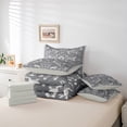 thumbnail image 6 of Homewish Animal Deer Rabbit Owl 7-Piece Bedding Comforter Set for Teens Boys Girls,Chic Flower King Bedding Sets,Exotic Style Ultra Soft Bed Sheets,Ultra Soft Home Decor,Reversible, 6 of 8