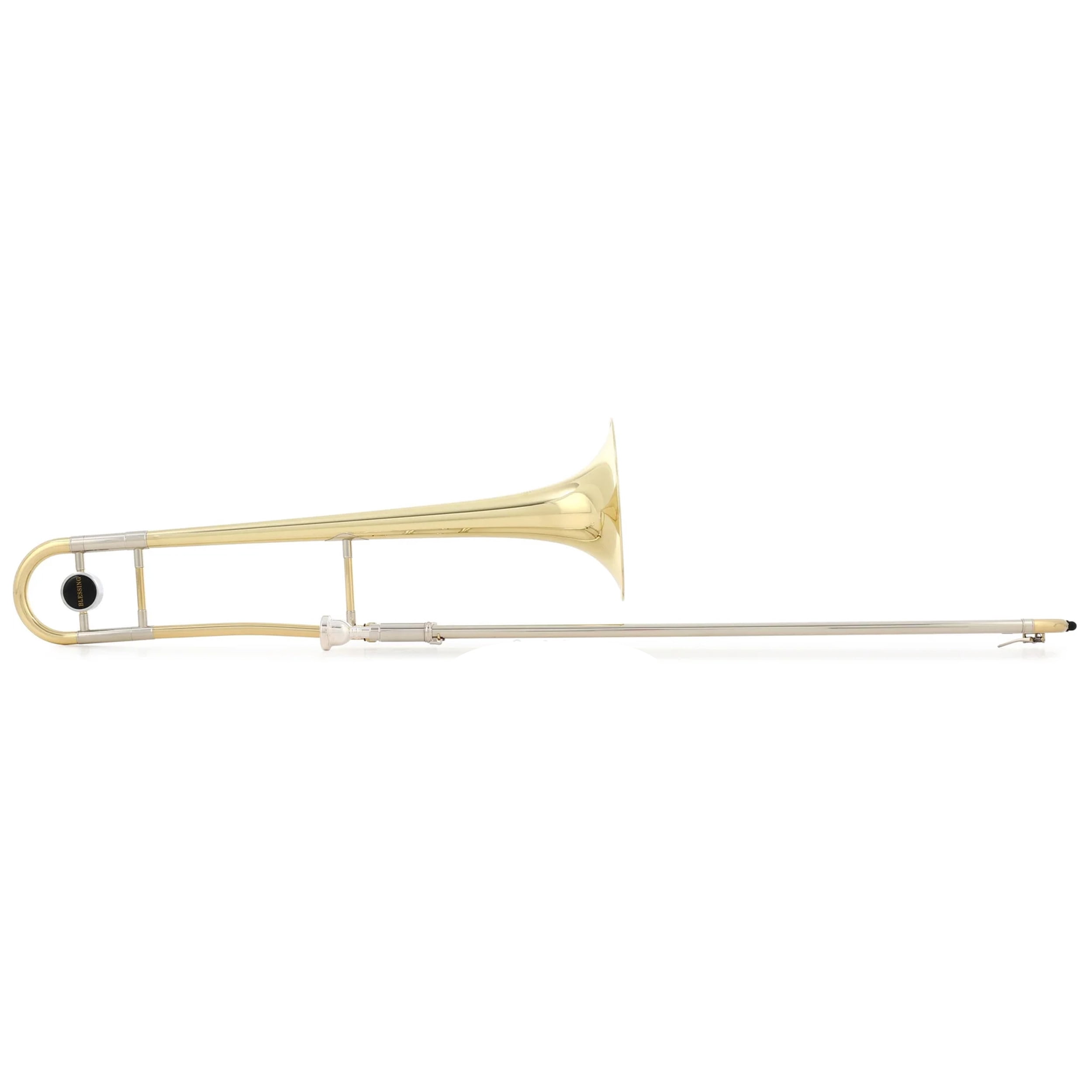 Blessing Tenor Bb Trombone, .500 Bore, Clear Lacquer, Outfit