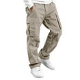 thumbnail image 4 of Edvintorg Boys Cargo Pants Outdoor Elastic Waisted Loose Casual Workout Hiking Pant with Pocket Boys Fashion Size 5-15, 4 of 7