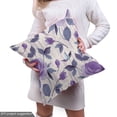 thumbnail image 5 of Ambesonne Floral Fabric by the Yard Upholstery, Lilac Roses Spring Romantic, 5 Yards, Plum Eggshell and Mauve, 5 of 5